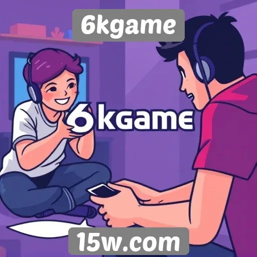 Recursos de interação social no site de jogos 6kgame
